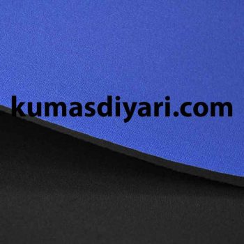 3mm black and blue neoprene fabric