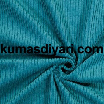 aqua green ribbed knit fabric