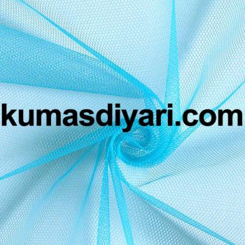 aqua tulle fabric