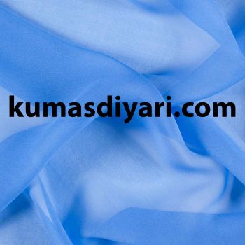 baby blue silk chiffon fabric