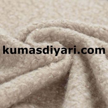 beige boucle fabric