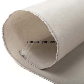 beige wax-coated fabric
