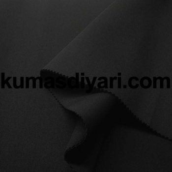 black puffy scuba fabric