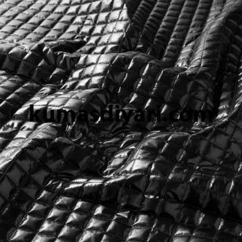 black square quilted fabric for coats