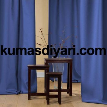 blue background curtain fabric