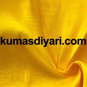 bright yellow taffeta fabric