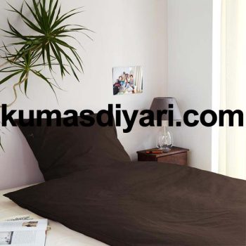 brown duvet cover fabric