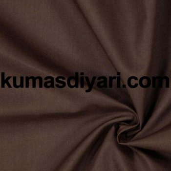 brown poplin fabric