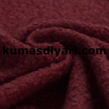 burgundy boucle fabric
