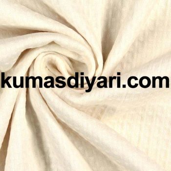 cream pique fabric