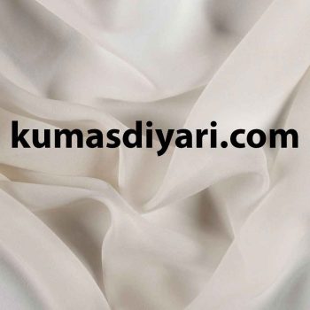 cream silk chiffon fabric
