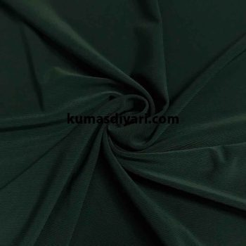 dark green ribbed fabric