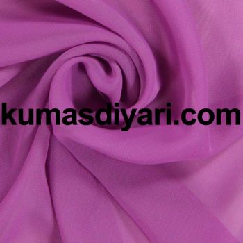 dark lilac chiffon fabric