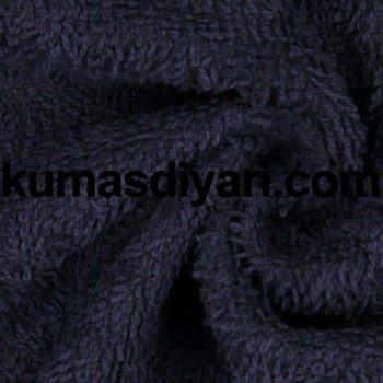 dark navy terry cloth bathrobe