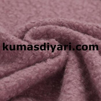 dark pink boucle fabric