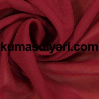 dark red chiffon fabric