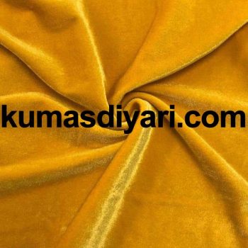 golden yellow velvet fabric