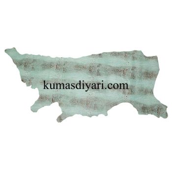 green calfskin