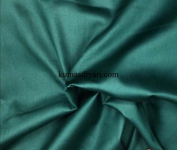 green cotton satin fabric