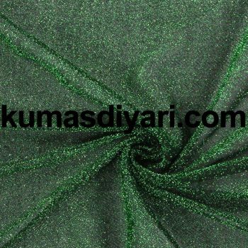 green glitter fabric