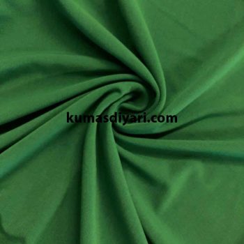 green rib knit fabric