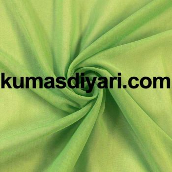 light green chiffon fabric