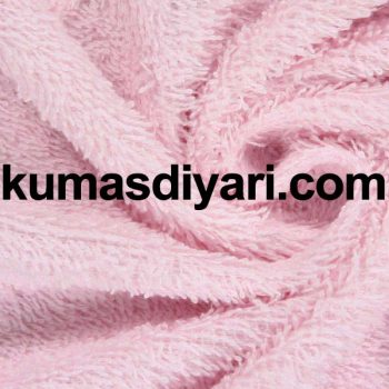 light pink terry cloth bathrobe