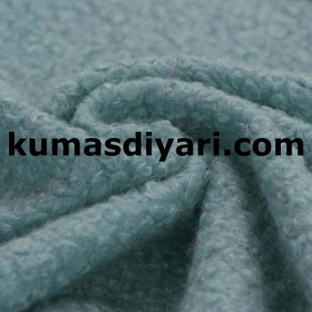 moss green boucle fabric