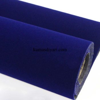 navy blue flock fabric