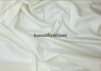 off-white cotton satin fabric