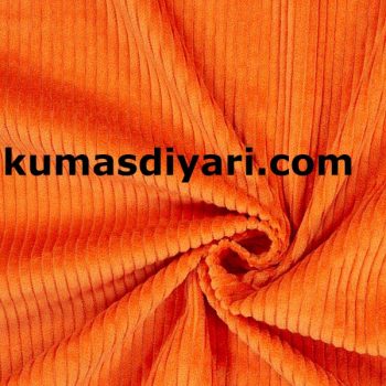 orange corduroy fabric