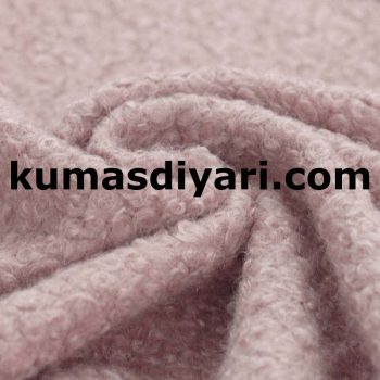 pink boucle fabric