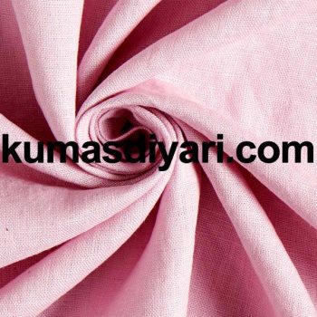pink linen fabric
