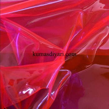 pink transparent pvc fabric