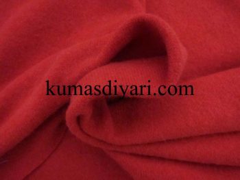 red angora fabric