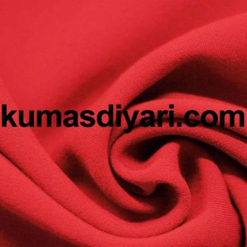 red gabardine fabric