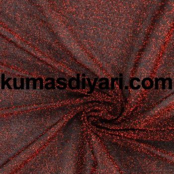 red glitter fabric