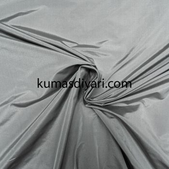 silver silk taffeta fabric