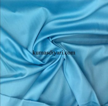 turquoise cotton satin fabric