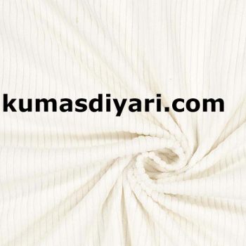 white corduroy fabric