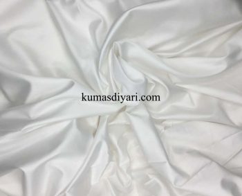 white cotton satin fabric