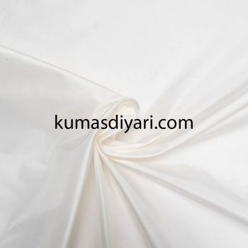 white silk taffeta fabric