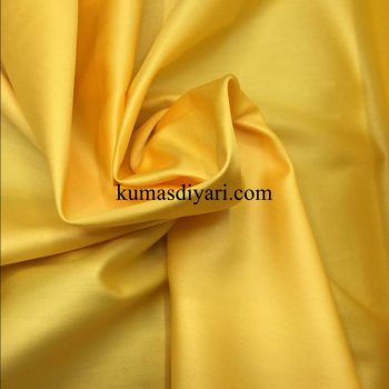 yellow cotton satin fabric