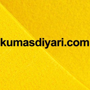 yellow felt fabric